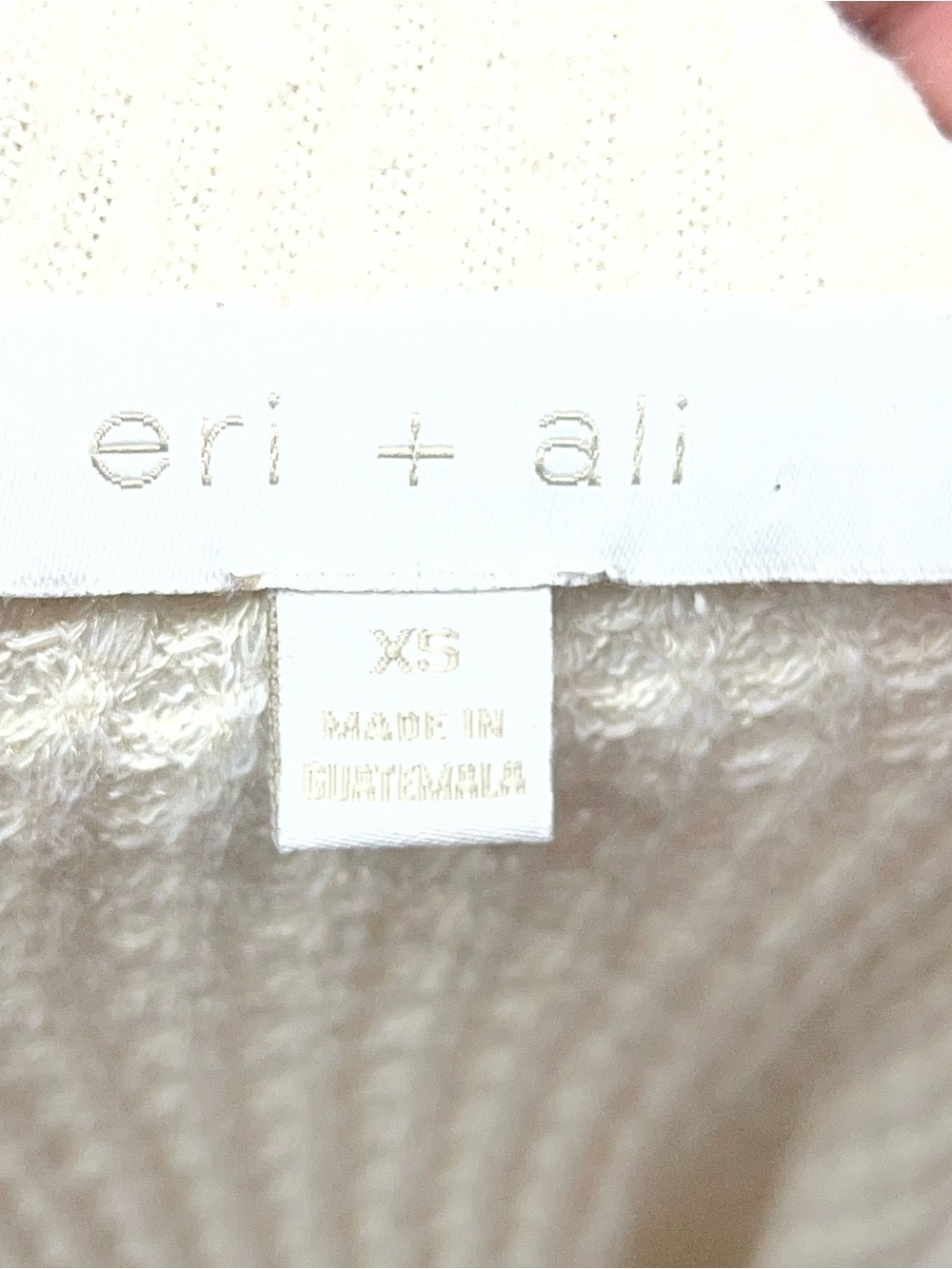 Eri + Ali for Anthropologie sweater features a textured waffle knit design - Picture 3 of 4